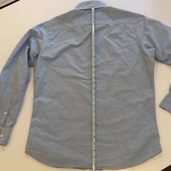 Luxire Mens Dress Shirt, Button Down Collar, Blue, Size Medium - Picture 5 of 6